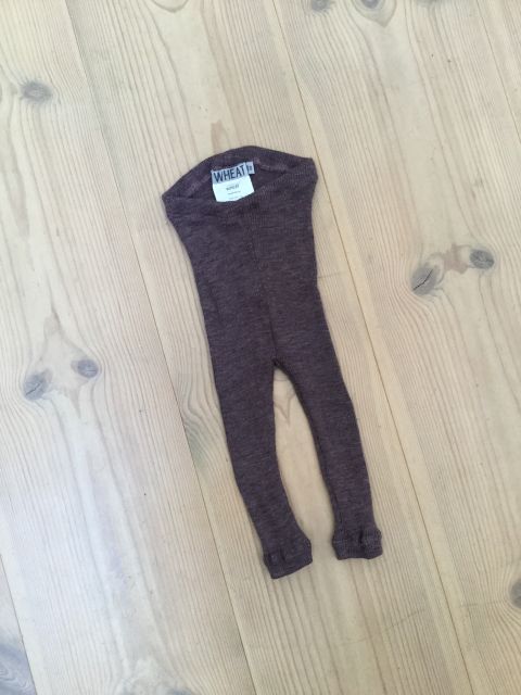 WHEAT leggings, rib, uld, str. 68